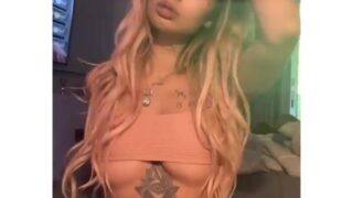 Ally Lotti leaked video showing off her big breasts!!!